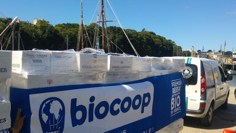 Biocoop teste le transport de marchandises à la voile